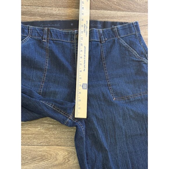 GLORIA VANDERBILT RHEA CAPRI JEANS STRETCH COMFORT WAIST WOMENS PLUS SIZE 18 - Picture 4 of 9